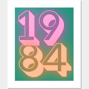 1984, retro, vaporwave Posters and Art